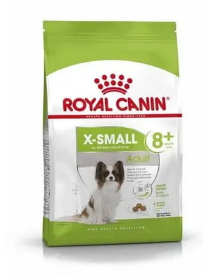 Royal Canin X-Small Adult 8+ сухой корм для миниатюрных собак до 4 кг от 8 лет | 6611693