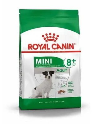 Royal Canin Mini Adult 8+ сухой корм для маленьких собак 4-10 кг от 8 лет | 6611700