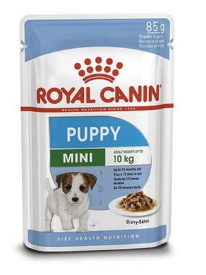 Royal Canin Mini Puppy влажный корм для щенков мелких пород до 10 мес. 85 г. х 12 шт. | 6611755