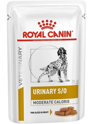 Royal Canin Urinary S/O Moderate Calorie корм для собак для мочевого 100гх12шт | 6611767
