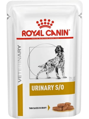 Royal Canin Urinary S/O вологий корм для собак при захворюваннях сечовивідних шляхів Вага: 0.100 кг. х 12 шт. | 6611773