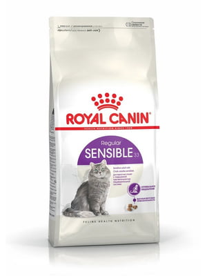 Royal Canin Sensible 33 сухой корм для котов при слабой пищеварительной системе с 12 мес. 2 кг. | 6611795