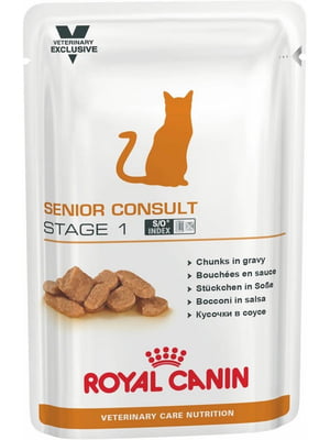 Royal Canin Senior Consult Stage 1 85гх12шт корм для кошек от 7 лет | 6611891
