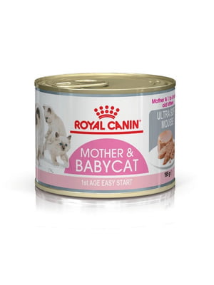 Royal Canin Mother Babycat Ultra Soft Mousse 12шт вологий корм для вагітних котів | 6611899