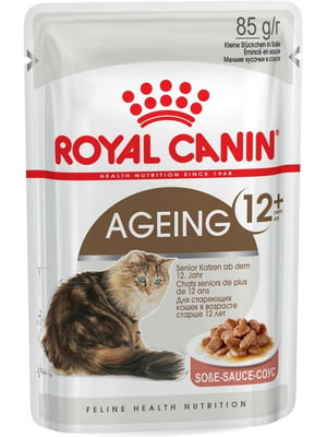 Royal Canin Ageing 12+ Gravy вологий корм для кішок від 12 років 85 г х 12 шт | 6611901