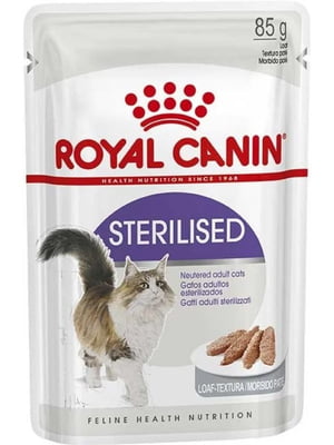 Royal Canin Sterilised Loaf вологий корм для стерилізованих кішок 85г х12 шт | 6611910