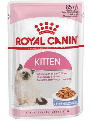 Royal Canin Kitten Jelly влажный корм для котят до 12 мес. 85 г х 12 шт | 6611911
