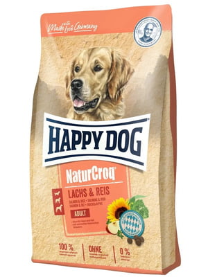 Happy Dog Naturcroq Lachs &amp; Reis сухий корм для дорослих собак усіх порід | 6611922