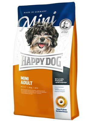 Happy Dog Mini Adult сухой корм для взрослых собак маленьких пород | 6611930