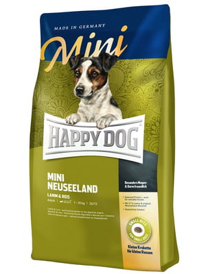 Happy Dog Mini Neuseeland сухой корм без глютена для маленьких собак для ЖКТ | 6611947