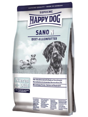 Happy Dog SANO N сухой корм для собак при заболеваниях печени, почек и сердечно-сосудистых | 6611953
