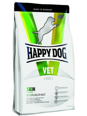 Happy Dog VET Diet Skin сухий корм для собак із чутливою шкірою 1 кг. | 6611980