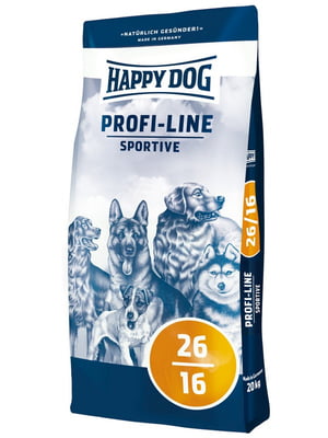 Happy Dog Profi-Line Sportive 26/16 сухий корм для спортивних та вагітних собак | 6611986
