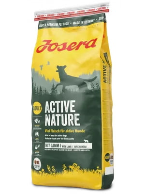 Josera Active Nature сухий корм для активних собак з великою кількістю м'яса | 6612019