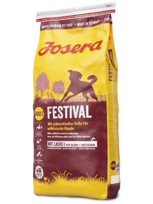Josera Festival сухий корм для дорослих собак перебірливих у їжі | 6612027