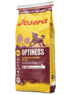 Josera Optiness сухий корм для дорослих собак середніх та великих порід без кукурудзи | 6612030