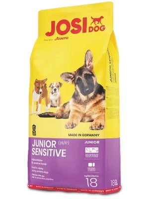 JosiDog Junior Sensitive сухой корм без глютена для чувствительных щенков с 8 недели | 6612047