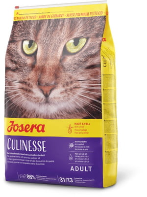 Josera Culinesse сухой корм с лососем для взрослых кошек гурманов требовательных к корму | 6612070