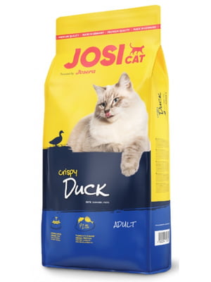 JosiCat Crispy Duck сухий корм з качкою для дорослих кішок з помірною активністю | 6612091