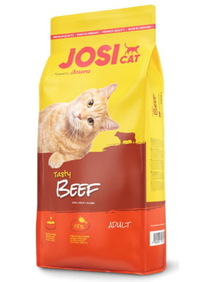 JosiCat Tasty Beef сухий корм для дорослих кішок з яловичиною 10 кг. | 6612094
