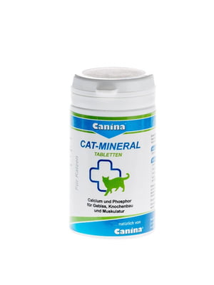 Canina Cat-Mineral Tabs мінеральний комплекс для котів з кальцієм та фосфором | 6612193