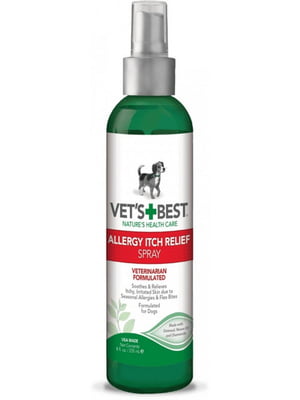 Vet`s Best Allergy Itch Relief Spray спрей для собак від сверблячки при алергії | 6612248