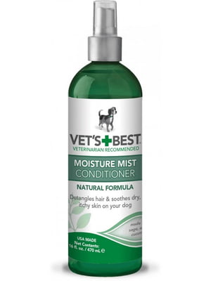 Vet`s Best Moisture Mist Conditioner спрей - кондиционер увлажняющий для собак | 6612254