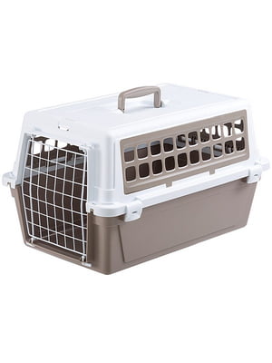 Контейнер переноска для собак и кошек Ferplast Atlas 10 Trendy Серый | 6612304