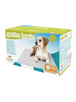 Пелюшки для собак з клейкими краями Ferplast Genico 50, 60 xh 60 cm - GENICO BASIC | 6612632