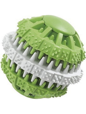 М'ячик гумовий для собак для чищення зубів Ferplast PA 6584 - 6586 6, Зелений | 6612649