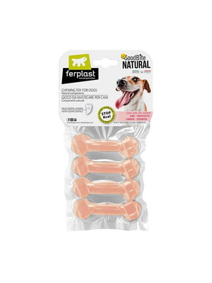 Жевательная косточка для собак с ароматом ветчины Ferplast GoodBite Natural Ham | 6612818