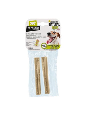 Жевательные палочки для собак со вкусом баранины Ferplast GoodBite Natural Lamb М - 2 шт. - 2,2 x 2,1 x h 12 cm | 6612836