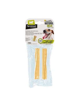Жувальні палички для собак зі смаком злаків Ferplast GoodBite Natural Cereal М - 2 шт. - 2,2 x 2,1 xh 12 cm | 6612840