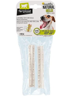 Жувальні палички для собак зі смаком курки Ferplast GoodBite Natural Chicken М - 2 шт. - 2,2 x 2,1 xh 12 cm | 6612844