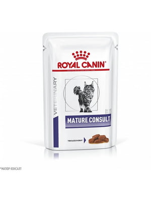 Royal Canin Mature Consult вологий корм для активних кішок від 7 років 85 г х 12 шт | 6612902