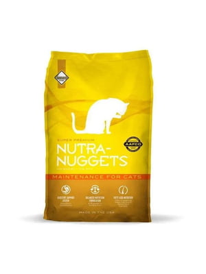 Nutra Nuggets Cat Maintenance (Нутра Нагетс Кет Мэйнтененс с курицей) сухой корм для стерилизованных кошек | 6612983