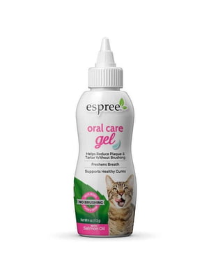 Espree Natural Oral Care Gel Salmon Flavor cats гель для ухода за зубами для котов | 6613027