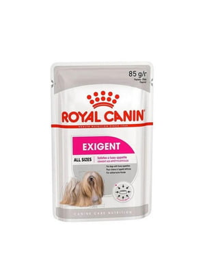 Royal Canin Exigent корм паштет для собак вибагливих у харчуванні від 10 міс. 85г х 12шт | 6613156