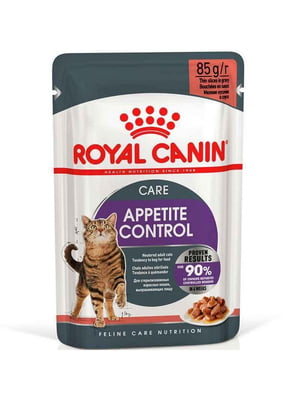 Royal Canin Appetite Control Care корм шматочки в соусі для повних котів 85гх12шт | 6613157