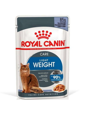 Royal Canin Light Weight Care Jelly корм в желе для снижения веса у котов 85 г х 12 шт | 6613161