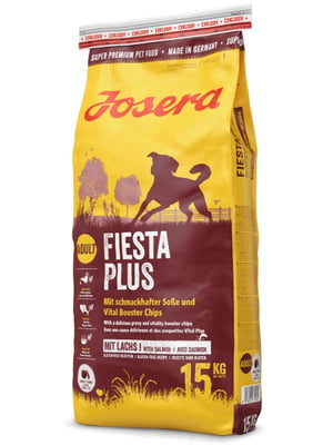 Josera Fiesta Plus сухий корм із соусом для дорослих собак вибагливих у їжі | 6613208