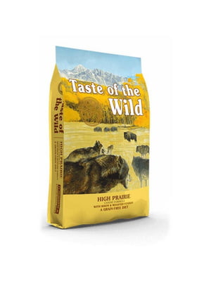 Taste of the Wild High Prairie Canine (Тейст оф зе Вайлд Хай Прейрі Оленіна Бізон) беззерновий корм для собак 12.2 кг. | 6613389