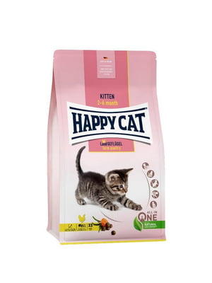 Happy Cat Supreme Kitten Land Geflugel сухой корм для котят от 2 до 6 мес. | 6613429