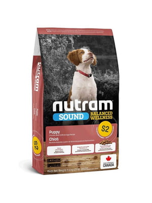 Nutram S2 Sound Balanced Wellness Puppy сухой корм холистик для щенков | 6613452