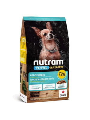Nutram T28 Total Grain Free Salmon Trout Small Breed Dog корм для собак мелких пород | 6613484