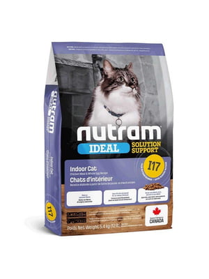 Nutram I17 Ideal Solution Support Indoor Cat корм для привередливых котов | 6613491