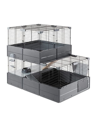 Двухэтажная модульная клетка для кроликов с аксессуарами Ferplast Multipla Double | 6613519