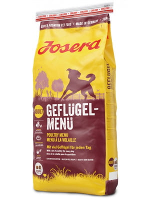 Josera Geflügel - Menü сухий корм для дорослих собак з великою кількістю м'яса птиці | 6613528