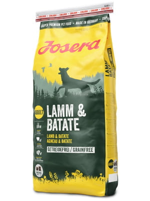 Josera Lamm &amp; Batate сухий беззерновий корм для дорослих собак | 6613530