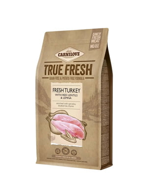 Carnilove True Fresh TURKEY for Adult dogs сухой корм для взрослых собак всех пород 1.4 кг. | 6613733